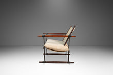 Load image into Gallery viewer, Rare Danish Modern Restored Stokke "Stick" Chair in Suede & Rosewood by Jens H. Quistgaard for Nissen Langaa, Denmark, c. 1960s-ABT Modern
