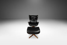 Load image into Gallery viewer, Rare George Mulhauser for Plycraft &quot;Mr. Chair&quot; Wingback Lounge Chair and Ottoman, USA, c. 1960&#39;s-ABT Modern
