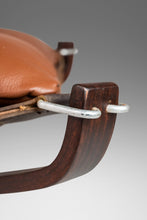 Load image into Gallery viewer, Rare High-Back Falcon Chair with Matching Ottoman in Leather by Sigurd Ressel for Vatne Møbler, Norway, c. 1970's-ABT Modern
