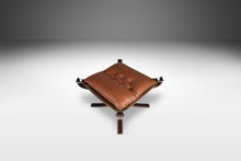 Load image into Gallery viewer, Rare High-Back Falcon Chair with Matching Ottoman in Leather by Sigurd Ressel for Vatne Møbler, Norway, c. 1970's-ABT Modern