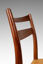 Load image into Gallery viewer, Rare MCM Single Dining / Desk Chair in Solid Teak & Original Leather Upholstery Attributed to Yngve Ekström for Gemla Diö, Sweden, c. 1950s-ABT Modern