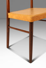 Load image into Gallery viewer, Rare MCM Single Dining / Desk Chair in Solid Teak & Original Leather Upholstery Attributed to Yngve Ekström for Gemla Diö, Sweden, c. 1950s-ABT Modern