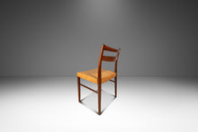 Load image into Gallery viewer, Rare MCM Single Dining / Desk Chair in Solid Teak & Original Leather Upholstery Attributed to Yngve Ekström for Gemla Diö, Sweden, c. 1950s-ABT Modern