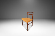 Load image into Gallery viewer, Rare MCM Single Dining / Desk Chair in Solid Teak & Original Leather Upholstery Attributed to Yngve Ekström for Gemla Diö, Sweden, c. 1950s-ABT Modern