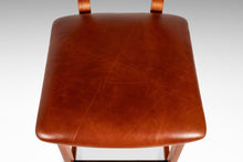 Load image into Gallery viewer, Rare Mid-Century Danish Modern Barstool in Teak & Leather by Knud Bent for Korup Stolefabrik, Denmark, c. 1960s-ABT Modern