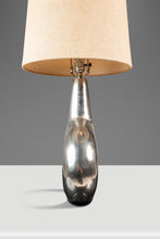 Load image into Gallery viewer, Rare Mid-Century Italian Modern Atomic Era Table Lamp in Solid Aluminum, Italy, c. 1960s-ABT Modern