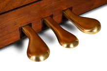 Load image into Gallery viewer, Rare Mid-Century Modern Baldwin Acrosonic Spinet Piano in Walnut, Brass & Cane, USA, c. 1960s-ABT Modern