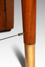 Load image into Gallery viewer, Rare Mid-Century Modern Baldwin Acrosonic Spinet Piano in Walnut, Brass & Cane, USA, c. 1960s-ABT Modern