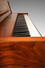 Load image into Gallery viewer, Rare Mid-Century Modern Baldwin Acrosonic Spinet Piano in Walnut, Brass & Cane, USA, c. 1960s-ABT Modern