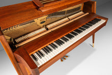 Load image into Gallery viewer, Rare Mid-Century Modern Baldwin Acrosonic Spinet Piano in Walnut, Brass & Cane, USA, c. 1960s-ABT Modern