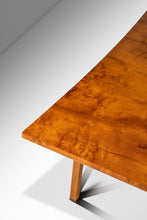 Load image into Gallery viewer, Rare Mid-Century Modern Bow Tie Hourglass Shaped Expansion Dining Table by Harold Schwartz for Romweber in Birdseye Maple, USA, 1960s-ABT Modern