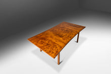 Load image into Gallery viewer, Rare Mid-Century Modern Bow Tie Hourglass Shaped Expansion Dining Table by Harold Schwartz for Romweber in Birdseye Maple, USA, 1960s-ABT Modern