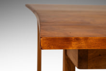 Load image into Gallery viewer, Rare Mid-Century Modern Bow Tie Hourglass Shaped Expansion Dining Table by Harold Schwartz for Romweber in Birdseye Maple, USA, 1960s-ABT Modern