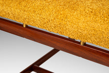 Load image into Gallery viewer, Rare Mid-Century Modern Cane-Backed Armchair in Walnut & Bouclé by Michael Taylor for Baker Furniture (New World Collection), USA, c. 1960s-ABT Modern