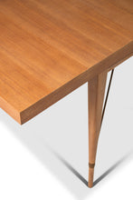 Load image into Gallery viewer, Rare Mid-Century Modern Dining Room Set (Table and Chairs) in Mahogany & Brass by Paul McCobb for Calvin Furniture, USA, c. 1950s-ABT Modern
