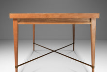 Load image into Gallery viewer, Rare Mid-Century Modern Dining Room Set (Table and Chairs) in Mahogany & Brass by Paul McCobb for Calvin Furniture, USA, c. 1950s-ABT Modern