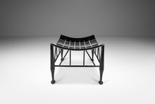 Load image into Gallery viewer, Rare Mid-Century Modern Egyptian Revival Ebonized "Thebes" Stool by Liberty & Company, United Kingdom, c. 1950's-ABT Modern
