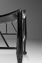 Load image into Gallery viewer, Rare Mid-Century Modern Egyptian Revival Ebonized "Thebes" Stool by Liberty & Company, United Kingdom, c. 1950's-ABT Modern