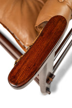 Load image into Gallery viewer, Rare Mid-Century Modern 'Jangada' Lounge Chair in Solid Jacaranda Wood & Leather by Jean Gillon for Wood Art, Brazil, c. 1960s-ABT Modern