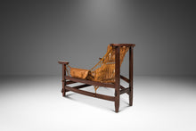 Load image into Gallery viewer, Rare Mid-Century Modern 'Jangada' Lounge Chair in Solid Jacaranda Wood & Leather by Jean Gillon for Wood Art, Brazil, c. 1960s-ABT Modern