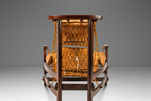 Load image into Gallery viewer, Rare Mid-Century Modern 'Jangada' Lounge Chair in Solid Jacaranda Wood & Leather by Jean Gillon for Wood Art, Brazil, c. 1960s-ABT Modern