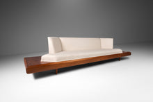 Load image into Gallery viewer, Rare Mid-Century Modern Model 2006-S Platform Sofa in Walnut & White Knoll Bouclé by Adrian Pearsall for Craft Associates, USA, c. 1960s-ABT Modern