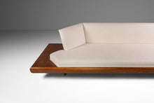 Load image into Gallery viewer, Rare Mid-Century Modern Model 2006-S Platform Sofa in Walnut & White Knoll Bouclé by Adrian Pearsall for Craft Associates, USA, c. 1960s-ABT Modern