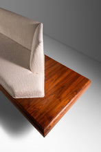 Load image into Gallery viewer, Rare Mid-Century Modern Model 2006-S Platform Sofa in Walnut & White Knoll Bouclé by Adrian Pearsall for Craft Associates, USA, c. 1960s-ABT Modern
