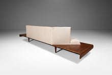 Load image into Gallery viewer, Rare Mid-Century Modern Model 2006-S Platform Sofa in Walnut & White Knoll Bouclé by Adrian Pearsall for Craft Associates, USA, c. 1960s-ABT Modern
