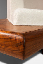 Load image into Gallery viewer, Rare Mid-Century Modern Model 2006-S Platform Sofa in Walnut & White Knoll Bouclé by Adrian Pearsall for Craft Associates, USA, c. 1960s-ABT Modern