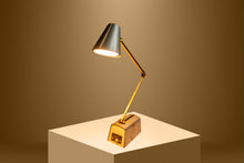Load image into Gallery viewer, Rare Mid-Century Modern Model 3165 Industrial Tensor Desk Lamp by Dazor, USA, c. 1960's-ABT Modern