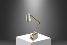 Load image into Gallery viewer, Rare Mid-Century Modern Model 3165 Industrial Tensor Desk Lamp by Dazor, USA, c. 1960's-ABT Modern
