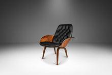 Load image into Gallery viewer, Rare Mid-Century Modern "Mrs." Lounge Chair in Walnut & Original Vinyl by George Mulhauser for Plycraft, USA, c. 1960s-ABT Modern