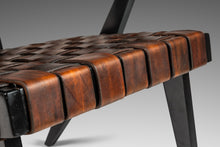 Load image into Gallery viewer, Rare Mid-Century Modern "Ruspan" Chair in Hand-Tooled Leather by Russell Spanner, Canada, c. 1950s-ABT Modern