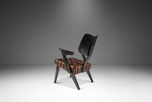 Load image into Gallery viewer, Rare Mid-Century Modern "Ruspan" Chair in Hand-Tooled Leather by Russell Spanner, Canada, c. 1950s-ABT Modern