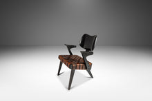 Load image into Gallery viewer, Rare Mid-Century Modern "Ruspan" Chair in Hand-Tooled Leather by Russell Spanner, Canada, c. 1950s-ABT Modern