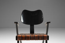 Load image into Gallery viewer, Rare Mid-Century Modern "Ruspan" Chair in Hand-Tooled Leather by Russell Spanner, Canada, c. 1950s-ABT Modern