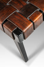 Load image into Gallery viewer, Rare Mid-Century Modern "Ruspan" Chair in Hand-Tooled Leather by Russell Spanner, Canada, c. 1950s-ABT Modern