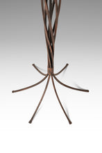 Load image into Gallery viewer, Rare Mid-Century Modern Rustic Hand-Forged Twisted Metal Torchiere Floor Lamp by Robert Sonneman for George Kovacs, USA, c. 1990-ABT Modern