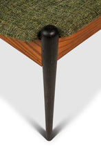 Load image into Gallery viewer, Rare Mid-Century Modern Two Seater Sculpted Bench in Oak & New Two-Toned Upholstery by Arthur Umanoff, USA, c. 1960s-ABT Modern