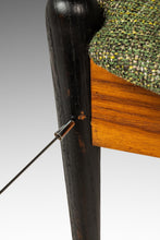 Load image into Gallery viewer, Rare Mid-Century Modern Two Seater Sculpted Bench in Oak & New Two-Toned Upholstery by Arthur Umanoff, USA, c. 1960s-ABT Modern