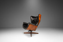 Load image into Gallery viewer, Rare Mid-Century Modern Wingback "Mr. Chair" Lounge Chair & Ottoman Set by George Mulhauser for Plycraft, USA, c. 1960's-ABT Modern