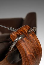 Load image into Gallery viewer, Rare Mid-Century Modern Winged Falcon Chair in Original Leather by Sigurd Ressel for Vatne Møbler, Norway, c. 1970's-ABT Modern