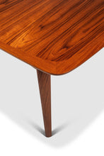 Load image into Gallery viewer, Rare Mid-Century Scandinavian Modern Expansion Dining Table w/ Stow-in-Table Leaves in Teak by Westnofa, Norway, c. 1970s-ABT Modern
