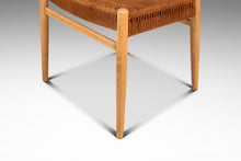 Load image into Gallery viewer, Rare Mid-Century Scandinavian Modern "Horn" Desk / Accent Armchair in Beech & Paper Cord by Folke Ohllson for DUX, Sweden, c. 1950s-ABT Modern