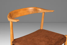 Load image into Gallery viewer, Rare Mid-Century Scandinavian Modern "Horn" Desk / Accent Armchair in Beech & Suede by Folke Ohllson for DUX, Sweden, c. 1950s-ABT Modern