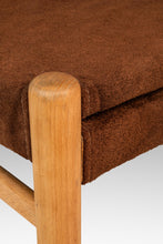 Load image into Gallery viewer, Rare Mid-Century Scandinavian Modern "Horn" Desk / Accent Armchair in Beech & Suede by Folke Ohllson for DUX, Sweden, c. 1950s-ABT Modern