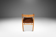 Load image into Gallery viewer, Rare Mid-Century Scandinavian Modern "Horn" Desk / Accent Armchair in Beech & Suede by Folke Ohllson for DUX, Sweden, c. 1950s-ABT Modern