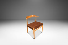 Load image into Gallery viewer, Rare Mid-Century Scandinavian Modern "Horn" Desk / Accent Armchair in Beech & Suede by Folke Ohllson for DUX, Sweden, c. 1950s-ABT Modern