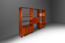 Load image into Gallery viewer, Rare Model RY-100 Three Bay Wall Unit / Room Divider in Teak by Hans J. Wegner for Ry Møbler, Denmark, c. 1965-ABT Modern